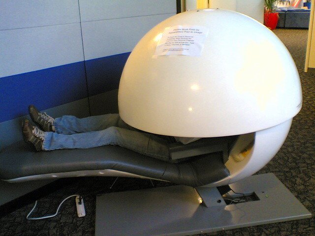 Google EnergyPod nap pod used for short power naps at work