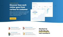 Screenshot of Segmetrics Customer Journey Report web page.